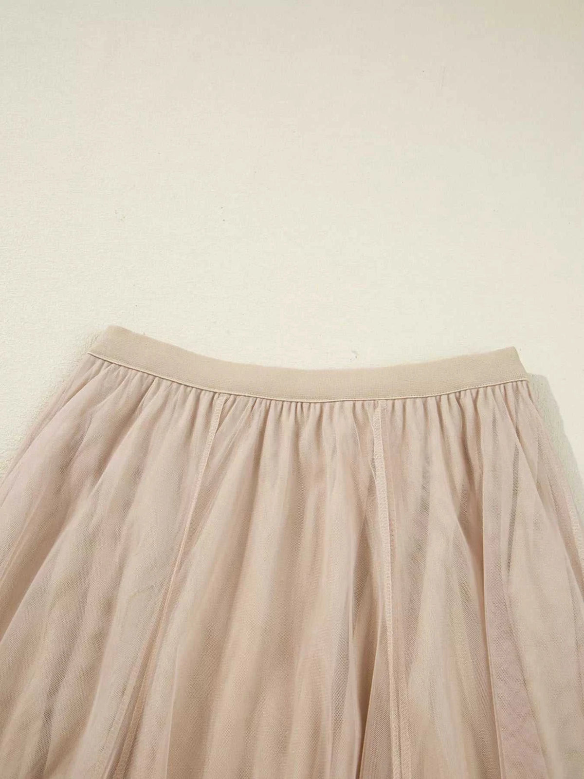 Tulle Mesh Overlay Flared Midi Skirt 100100431711620 39 Gifts for Her Jerry's Apparel 
