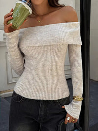One Shoulder Ribbed Knit Top 101002039315619 60 Affordable Fashion Under $100 Jerry's Apparel 