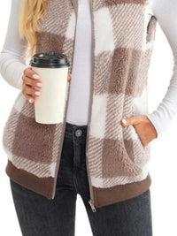 Full Size Color Block Zip Up Vest Coat Plus Size 100100959376307 45 Affordable Fashion Under $100 Jerry's Apparel 