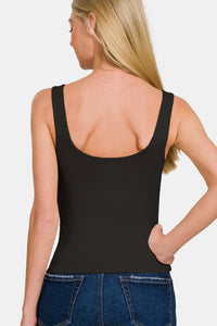 Double Layer Round Neck Tank