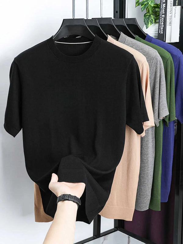 Men's Plus Size Short Sleeve Crew Neck T-Shirt 100400720277542 78 Affordable Fashion Under $100 Jerry's Apparel 