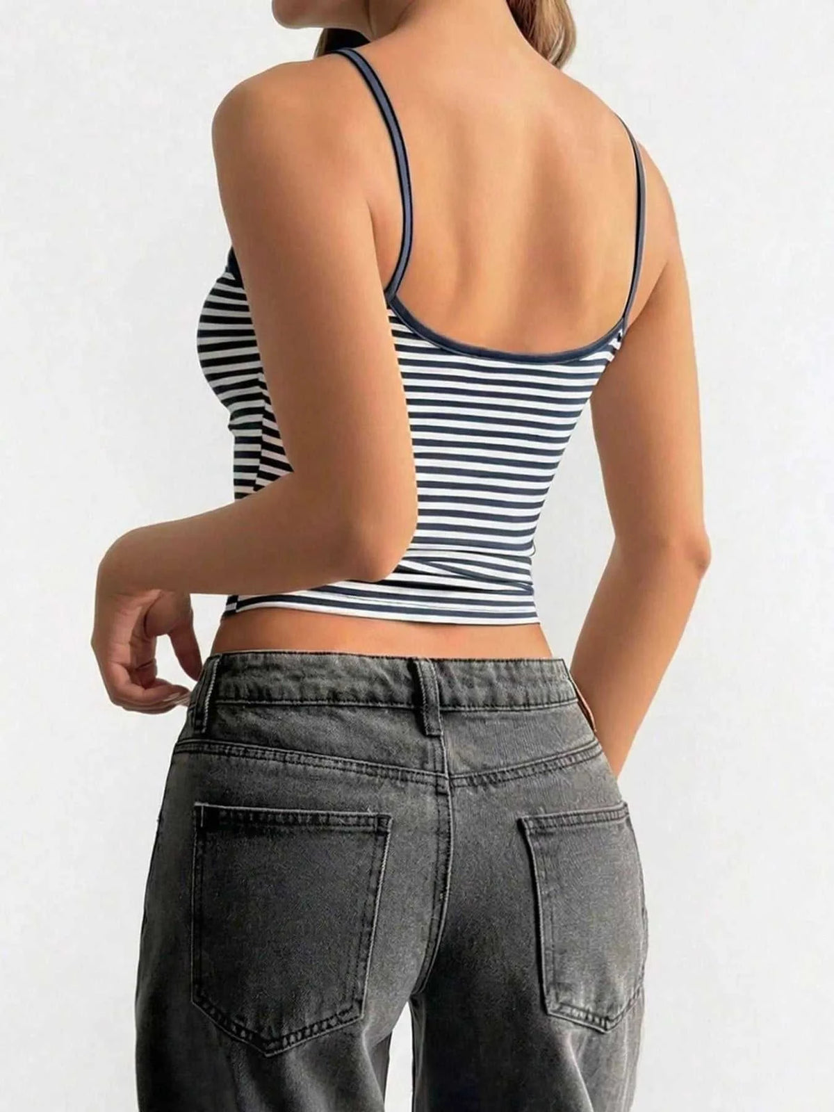 Striped Lace Trim Cami 100100462896151 17 Affordable Fashion Under $100 Jerry's Apparel 