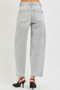 RISEN Slouchy Cropped Barrel Jeans 100100024621905 65 Affordable Fashion Under $100 Jerry's Apparel 