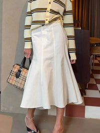 High-Waisted Mermaid Midi Skirt 100100952703759 71 Affordable Fashion Under $100 Jerry's Apparel 