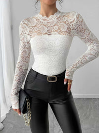 Lace Long Sleeve Top 100100076731911 33 Affordable Fashion Under $100 Jerry's Apparel 