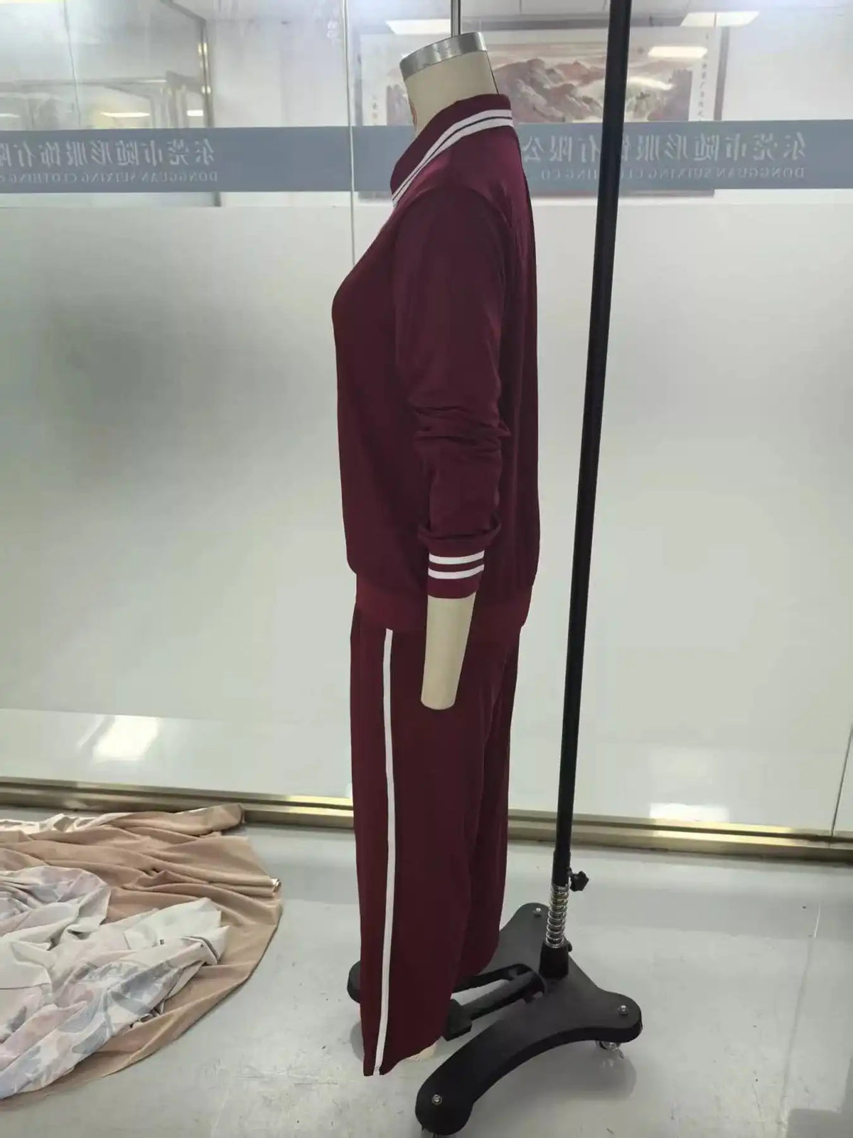 Striped Half Zip Top and Pants Set 101001673461092 67 Gifts for Her Jerry's Apparel 
