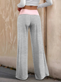 Contrast Waistband Wide Leg Pants 100100919641935 32 Affordable Fashion Under $100 Jerry's Apparel 