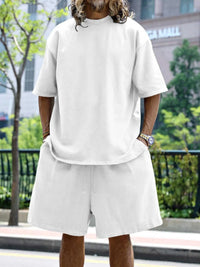 Men's Full Size Round Neck Short Sleeve Top and Shorts Set Plus Size 100400389468525 41 Affordable Fashion Under $100 Jerry's Apparel 