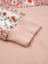 Floral Print Drawstring Long Sleeve Hoodie 100100174351957 54 Affordable Fashion Under $100 Jerry's Apparel 