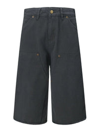 Men's Wide Leg Denim Shorts