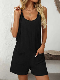Mandy Texture Adjustable Strap Overalls with Pockets 100100447055928 27 Affordable Fashion Under $100 Jerry's Apparel 