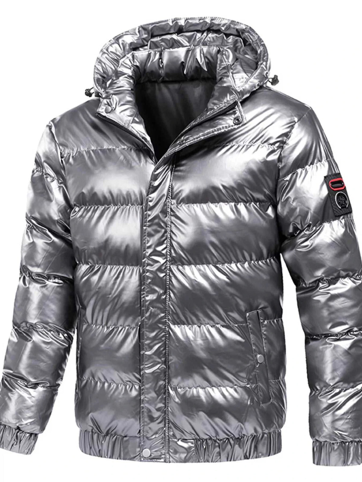 Men's Plus Size Zip Up Hooded Puffer Jacket 100400120854102 125 Fashion Forward Plus Size Clothing Jerry's Apparel 
