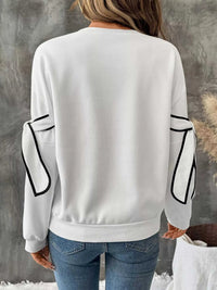Side Striped Round Neck Sweatshirt 100100851404518 37 Affordable Fashion Under $100 Jerry's Apparel 