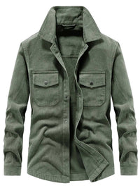 Men's Plus Size Dual Chest Pockets Shacket 100400524201144 100 Fashion Forward Plus Size Clothing Jerry's Apparel 