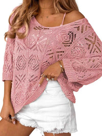 Loose Fit Crochet Knit Cover-Up 100100550437907 37 Affordable Fashion Under $100 Jerry's Apparel 