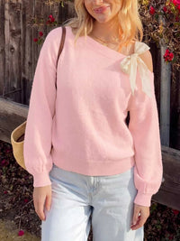 One Shoulder Bow Detail Sweater 100100344453799 43 Affordable Fashion Under $100 Jerry's Apparel 