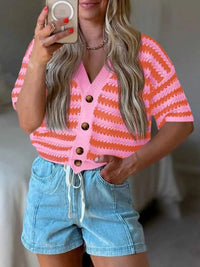 Striped Button Up Cardigan 100100464003213 48 Affordable Fashion Under $100 Jerry's Apparel 
