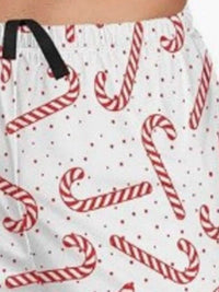 Men's Full Size Christmas Candy Cane Print Shorts Plus Size 104001193151298 27 Gifts for Him Jerry's Apparel 