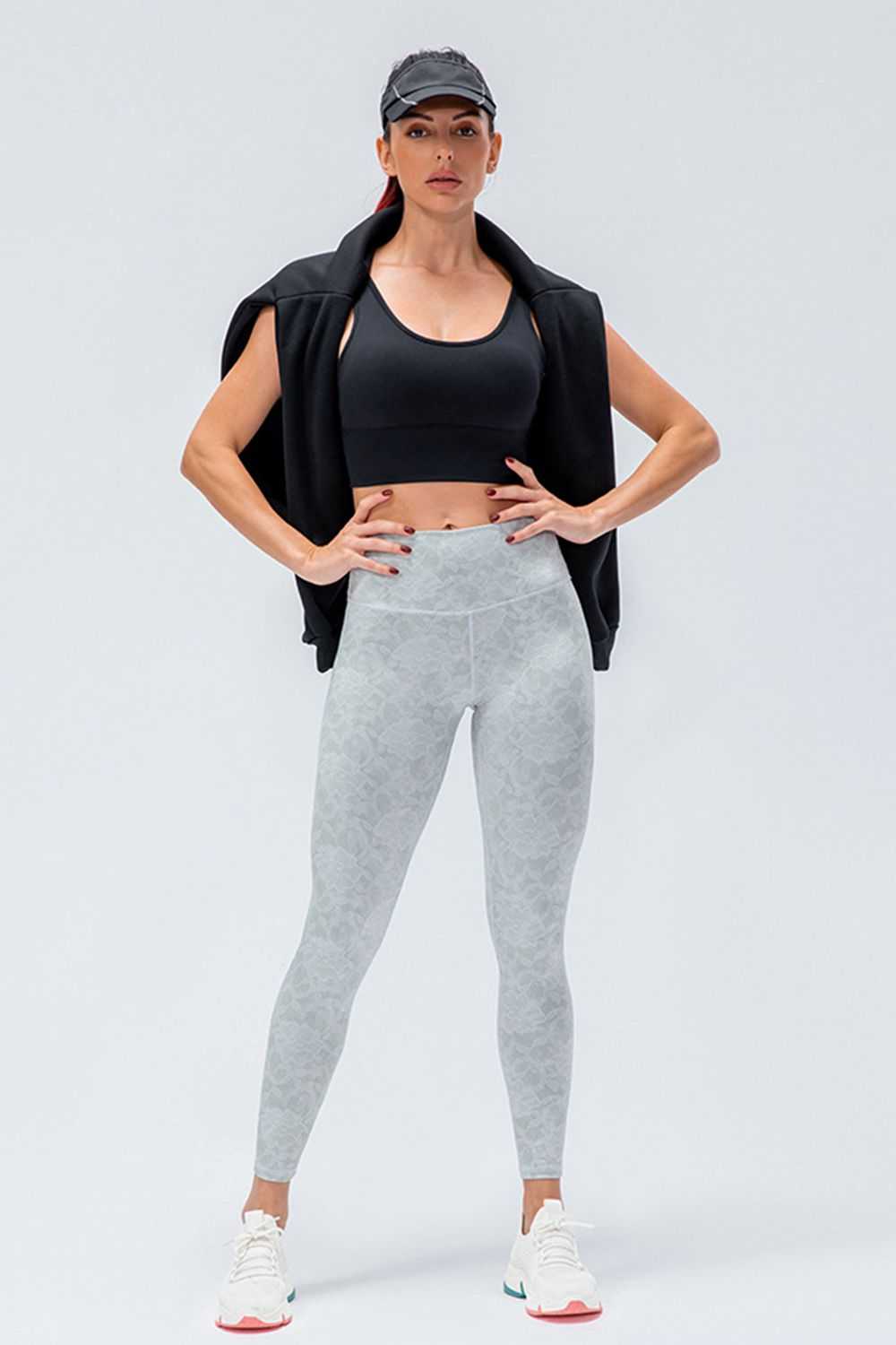 Wide Waistband Slim Fit Active Leggings 100100209766860 38 Affordable Fashion Under $100 Jerry's Apparel 