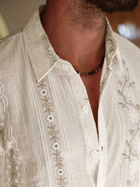 Men's Flower Short Sleeve Shirt and Shorts Set 104001992568256 44 Affordable Fashion Under $100 Jerry's Apparel 