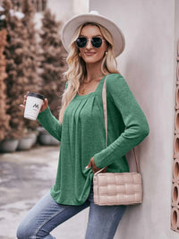 Square Neck Long Sleeve T-Shirt 100100618971989 31 Affordable Fashion Under $100 Jerry's Apparel 