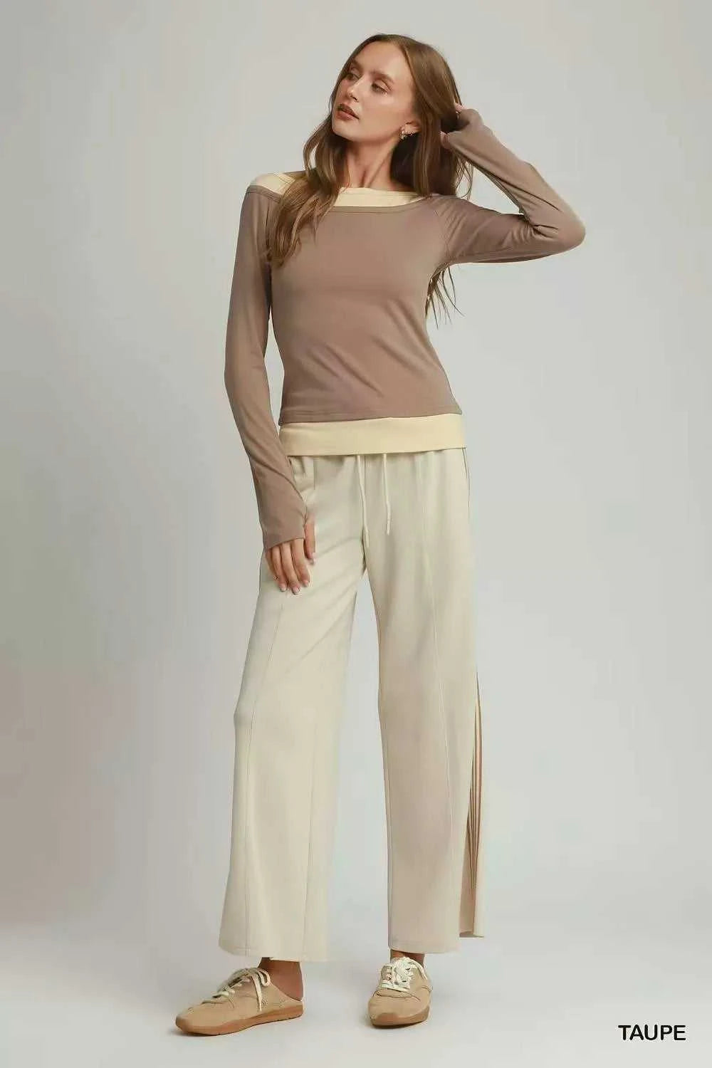 Umgee Layered Twofer Long Sleeve Top 100100592731663 42 Affordable Fashion Under $100 Jerry's Apparel 