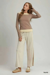 Umgee Layered Twofer Long Sleeve Top 100100592731663 42 Affordable Fashion Under $100 Jerry's Apparel 