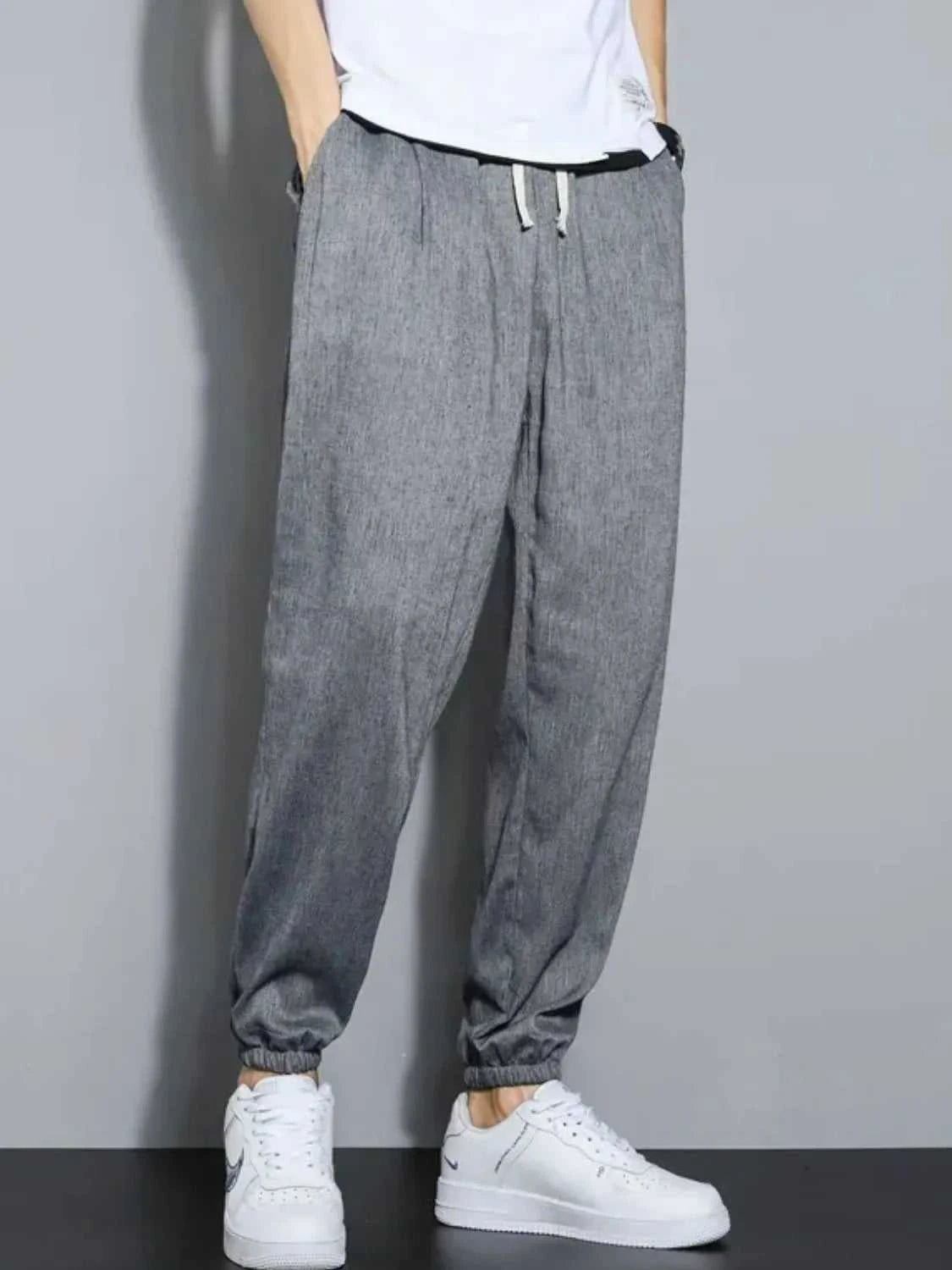 Men's Plus Size Casual Drawstring Jogger Pants 100400655865005 39 Affordable Fashion Under $100 Jerry's Apparel 