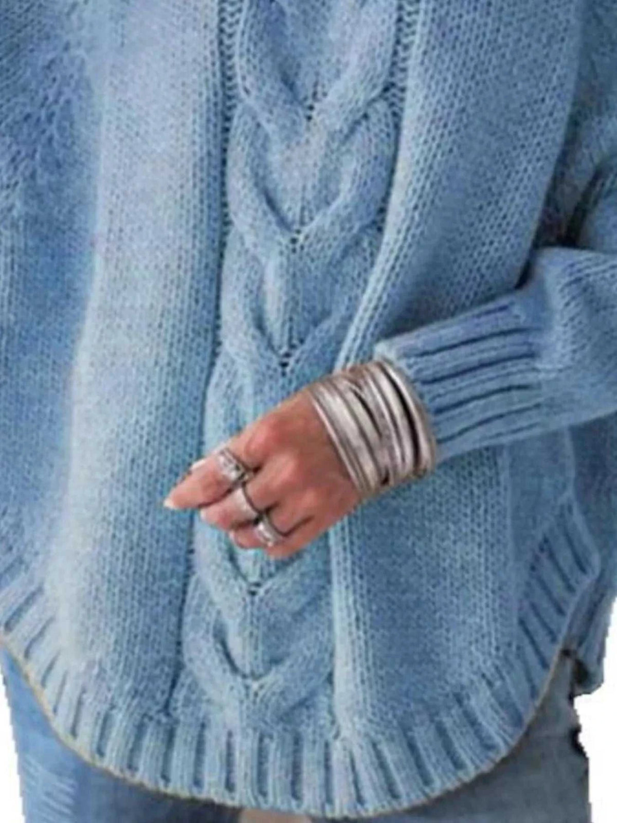 Cable-Knit Long Sleeve Sweater 100100862804936 23 Affordable Fashion Under $100 Jerry's Apparel 