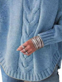 Cable-Knit Long Sleeve Sweater 100100862804936 23 Affordable Fashion Under $100 Jerry's Apparel 