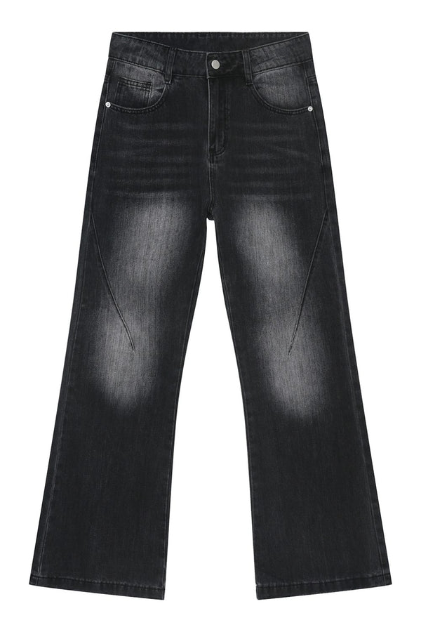 Washed Jeans with Pockets