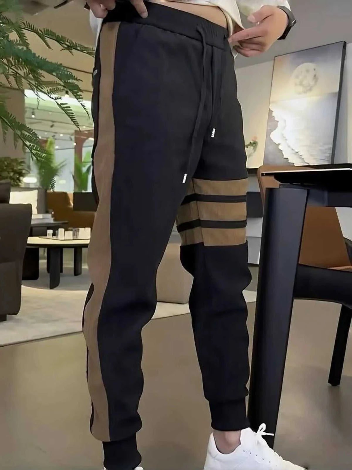 Men's Plus Size Drawstring Slim-Fit Joggers 100400205286179 37 Affordable Fashion Under $100 Jerry's Apparel 