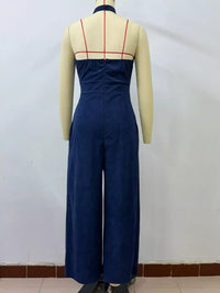 Full Size Halter Neck Wide-Leg Jumpsuit Plus Size 101001857800379 54 Affordable Fashion Under $100 Jerry's Apparel 