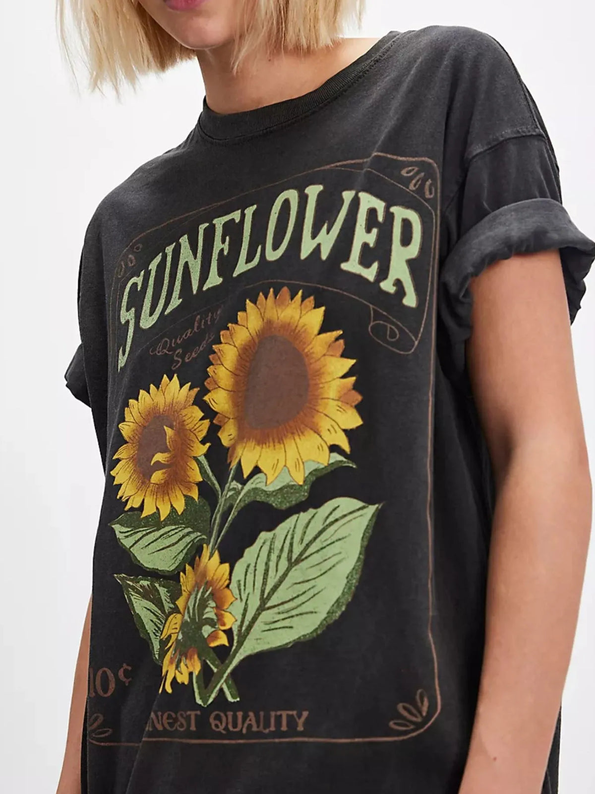 Graphic Round Neck Half Sleeve T-Shirt