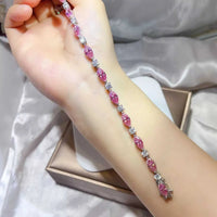 925 Sterling Silver Moissanite Bracelet 100500546311810 407 Jerry's Apparel 