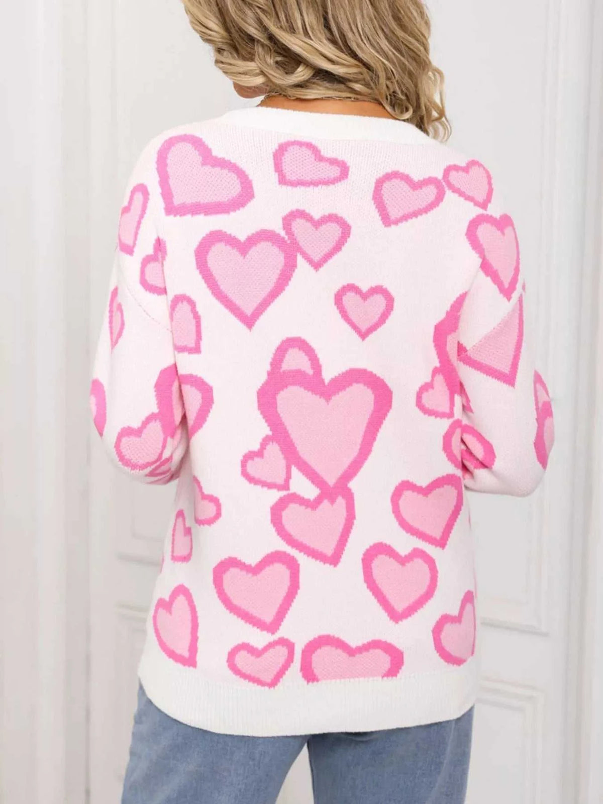 Valentine's Day Heart Crew Neck Sweater 100100791356331 48 Affordable Fashion Under $100 Jerry's Apparel 