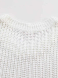 Ribbed Knit Round Neck Slouchy Chunky Sweater 100100533705787 48 Affordable Fashion Under $100 Jerry's Apparel 