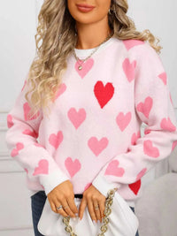 Valentine's Day Heart Crew Neck Sweater 100100681376039 48 Affordable Fashion Under $100 Jerry's Apparel 