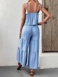 Ruffle Cami Top and Wide Leg Pants Set 100100180791842 50 Affordable Fashion Under $100 Jerry's Apparel 
