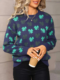 Lucky Clover Crew Neck Sweater 100100261234140 46 Affordable Fashion Under $100 Jerry's Apparel 