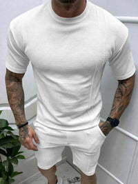 Men's Full Size Round Neck Tee and Shorts Set Plus Size 100400096585534 39 Affordable Fashion Under $100 Jerry's Apparel 