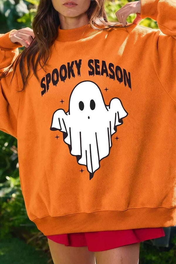 Spooky Season Mock Neck Reversible Halloween Sweatshirt 101001586872269 50 Affordable Fashion Under $100 Jerry's Apparel 