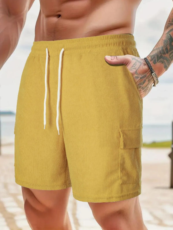 Men's Drawstring Shorts with Pockets