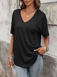 Casual Short Sleeve Hooded T-Shirt 100100788252140 27 Affordable Fashion Under $100 Jerry's Apparel 