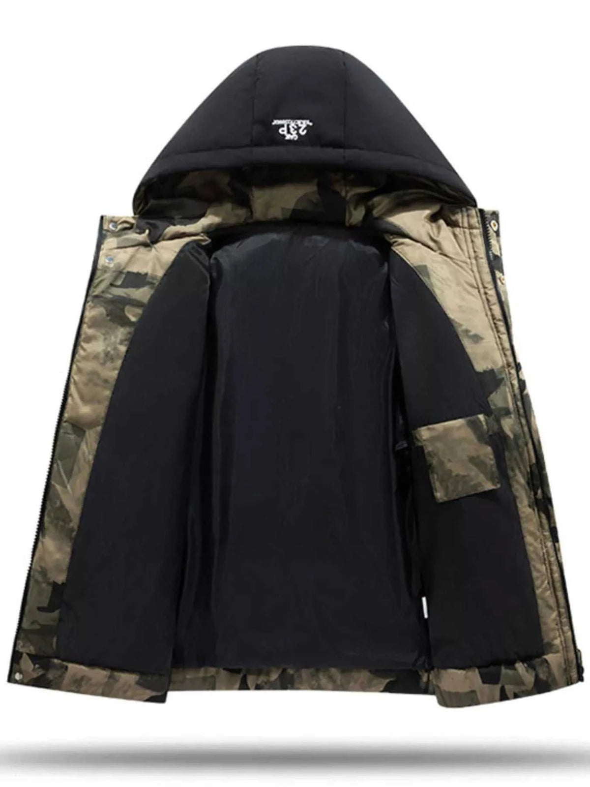 Men's Plus Size Hooded Padded Zip Up Coat 100400656724916 85 Affordable Fashion Under $100 Jerry's Apparel 