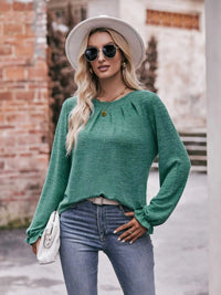 Round Neck Long Sleeve Casual T-Shirt 100100344414707 29 Affordable Fashion Under $100 Jerry's Apparel 