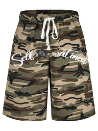 Men's Camouflage Drawstring Shorts