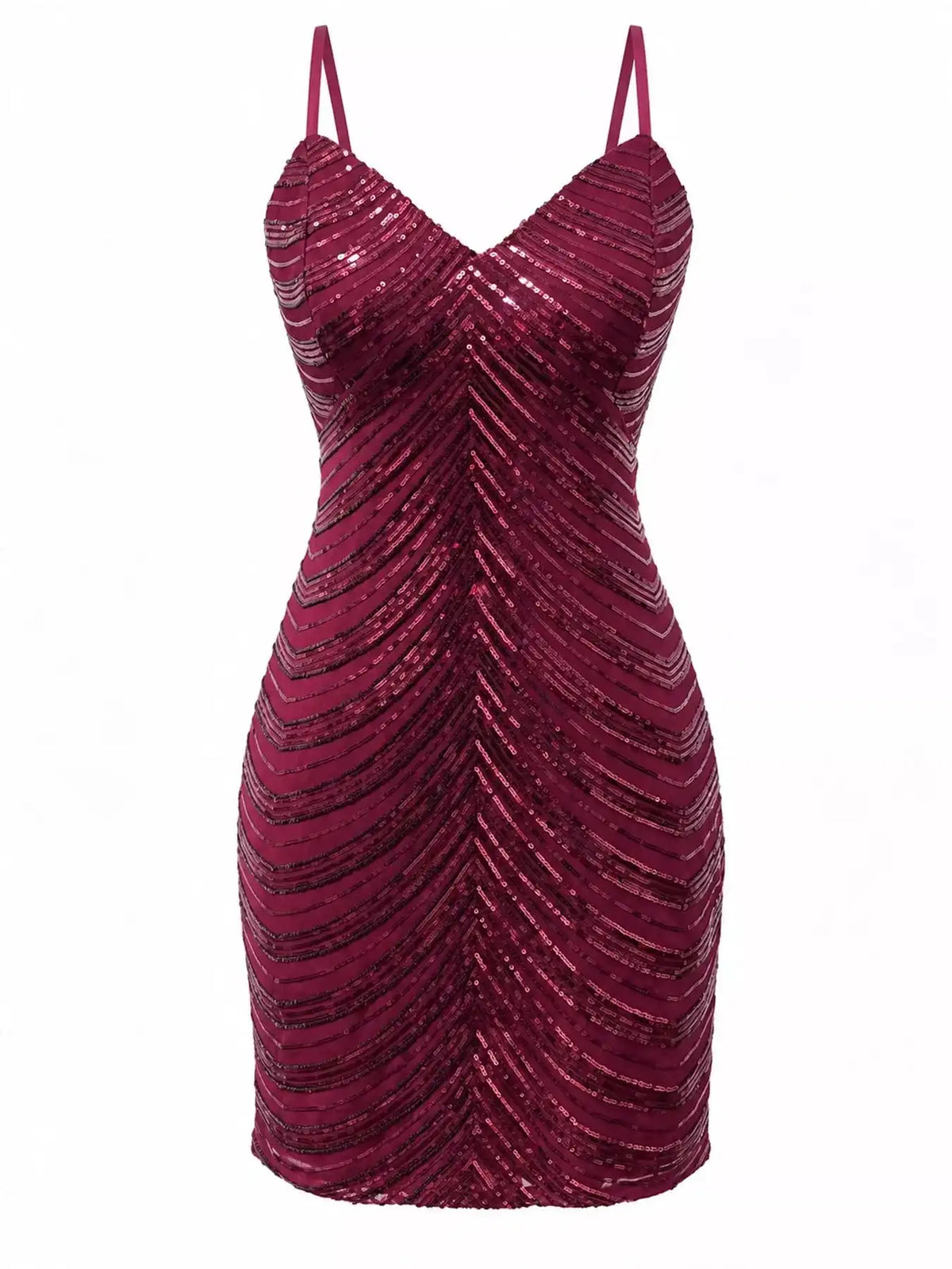 Sleeveless Sequin Embellished Bodycon Mini Cami Dress 101001090650712 56 Gifts for Her Jerry's Apparel 