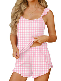 Ruffled Printed Cami and Shorts Set 100100909781199 31 Affordable Fashion Under $100 Jerry's Apparel 