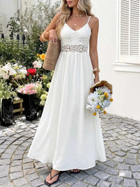 Lace V-Neck Flowy Maxi Dress 100100408001813 45 Affordable Fashion Under $100 Jerry's Apparel 